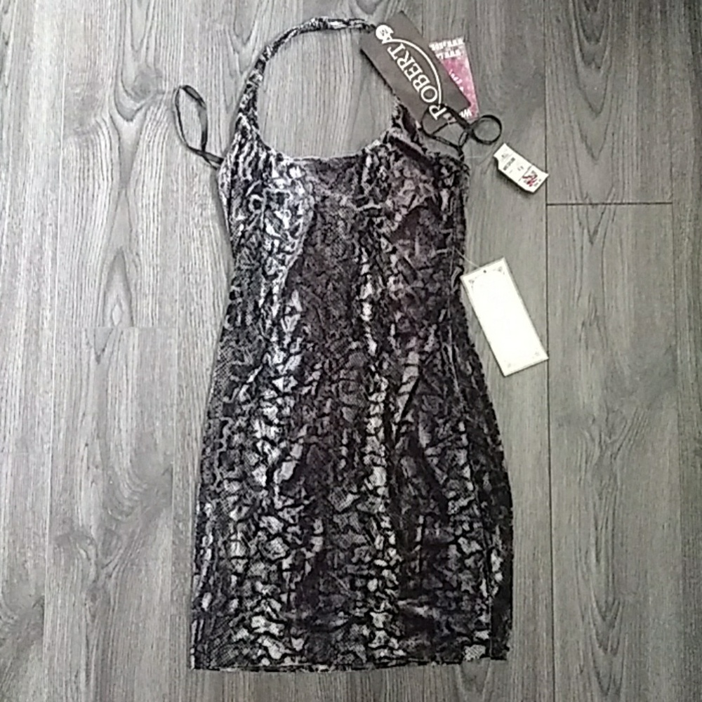 Roberta dress Snake Print size M